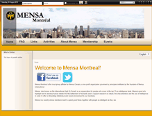 Tablet Screenshot of mensamontreal.org